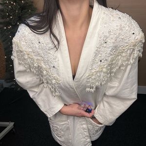 Vintage 80s embellished jacket